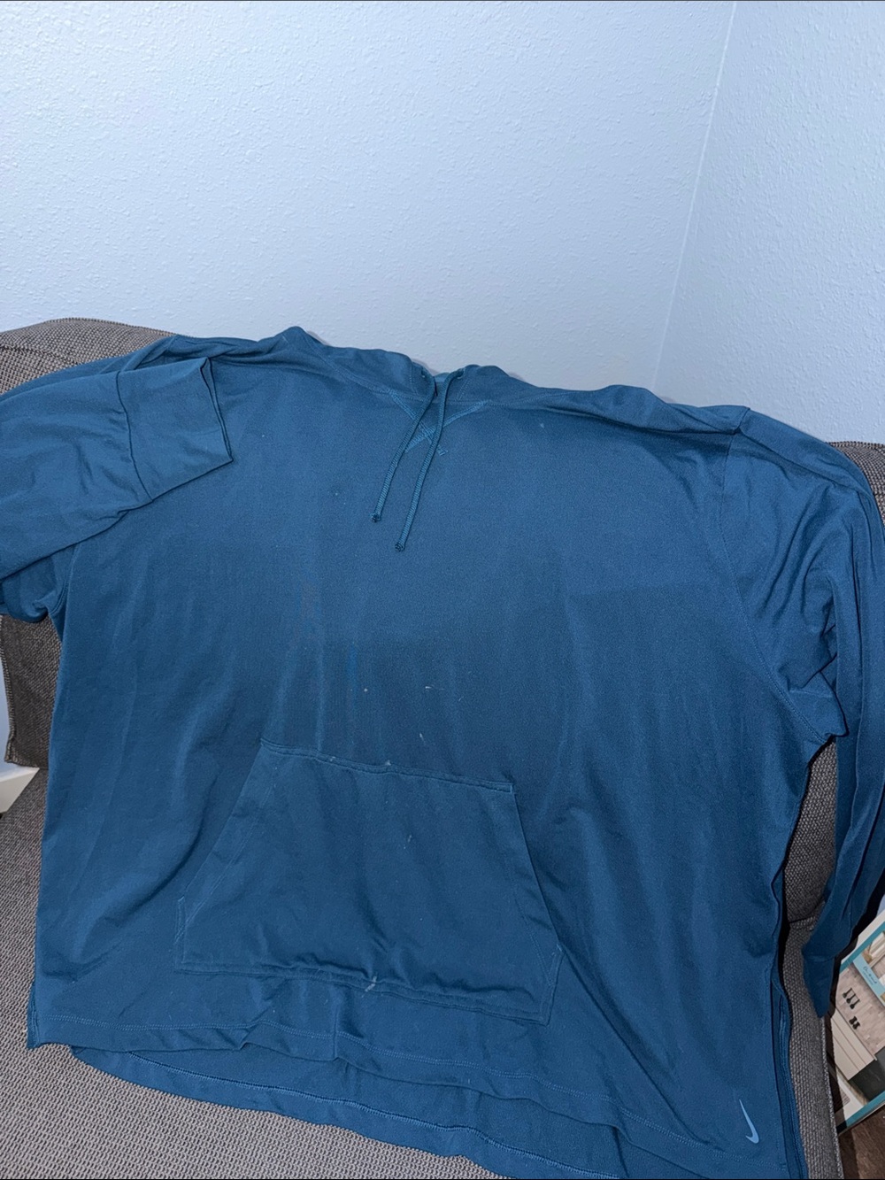 DRI- FIT Nike Blue Pullover Hoodie